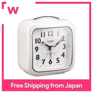 CASIO Alarm Clock White 7.6×7.3cm Analog Mini Size with Light TQ-157-7BJF 7.6×7.3×4.9cm