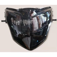 LC135GP V2 ZHI.PAT LAMPU DEPAN LED ZHIPAT HEAD LAMP LIGHT COVER LAMPU CARBON & VISOR LC135 LIMITED