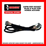 MOHAWK Car Audio 20PIN DSP PLUG AND PLAY Socket for HONDA ACCORD vehicles