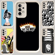 M-19 Van-s White Casing for Samsung A25 A55 A24 A36 A54 A15 S25 Ultra A14 A16 A04s A56 A05S A34 A35 