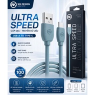WK FAST USB-A to Type-C FAST charging cable 3A 1 meter