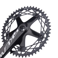 CHAINWHEEL / CRANKSET SKEACE FIXIE 48T/49T SILVER/BLACK ALLOY