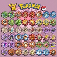 10 miếng dán tủ lạnh nam châm mềm hình Pokemon 151, Pikachu, Mewtwo, Charizard dễ thương, miếng dán 