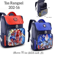 (BagShop) Children's School Bag (SD) 202-16 Backpack Men's Bag Batman,Ultraman,Spiderman Motif