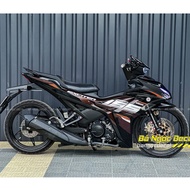 Removable sticker 155 for Exciter 155 Ex155 in Black Brown