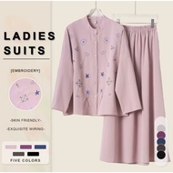 YOUMI Muslimah Dress Floral Embroidery