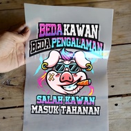 MESIN KT3 DTF SCREEN PRINTING WITH WORDS SIZE 19 CM & 29 CM DTF SCREEN PRINTING WITH LARGE FORMAT MA