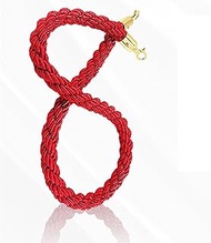 Restaurant Queue Ropes, Crowd Control Rope Barrier Nylon Woven Twisted Cord 32mm, Portable Indoor Ou