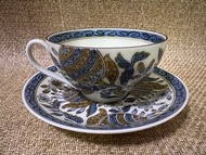 全新 日本製 有田燒 咖啡杯 古渡更紗圖案