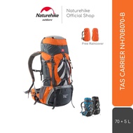 Naturehike Carrier Bag 70+5 L Nh70B070-B Backpack Mountain Backpack