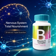 [Energy & Vitality] Vitamin B Complex Daily Supplement/B Complex Vitamins/Adults/Workplace Support