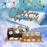 🎄 CHRISTMAS LOG CAKES 🎄 ★ 600G ★ 1.1KG ★ Various Yummy Flavours To Choose From! ★