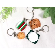 Popular traditional food snacks, Tutu kueh, Toast Bread, Kueh Lapis, bahulu keychains | halal, handm