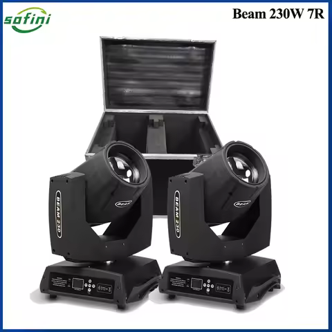 Lyre Beam 230W 7R Moving Head Stage Light Sharpy Gobo Dj Lights With 16Chs Dmx Control Good For Disc