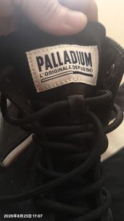 Palladium 黑色高筒防水靴