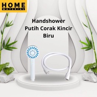 PUTIH Simple White Blue Spot Shower Shower Head/Shower Head Set/Bath Shower Head