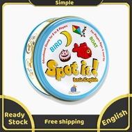 Dobble Card Game Spot it! Board Game English Version Kids Game Family Board Game