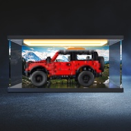 [Transparent Display Box] Back Light High Transparent Acrylic Display Box Suitable for Lego 42213 Fo