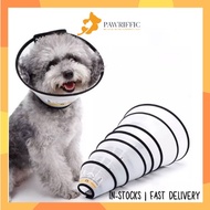[LOCAL STOCKS] Pet/Dog/Cat Adjustable High Quality Plastic Cone Collar (S103A)