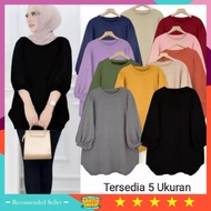 COOL CLOTHES / WOMEN'S BLOUSE TOPS WITH BALLOON SLEEVES / PLAIN CRINKLE TOPS RECENT WOMEN'S TOPS / J