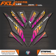 UV TRANSPARENT STRIPING MIO M3 125 IP 17 YAMAHA M3/Z/S 125 CLEAR MATERIAL STICKER MIO 125 2014