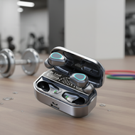 M10 True Wireless Stereo Headphones with 3500mAh Charging Case, Bluetooth Earphones with Built-in Mi