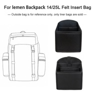 For Lemen Wunderlust Backpack Organizer Insert 14L 25L Felt Inner Liner Storage Bag