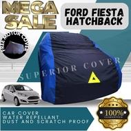 FORD FIESTA HATCHBACK CAR COVER HIGH QUALITY - WATER REPELLANT AND DUST PROOF -WITH FREE MOTOR COVER