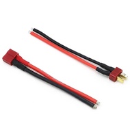 1pcs Deans Style T Plug Male Female Connector Silicone Wire With 10CM 14AWG For Rc Lipo battery Rc M