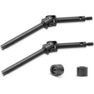 OGRC 2Pcs Steel Front Axle Drive Shaft SCX24 CVD Set for 1/24 Axial SCX24 C10/JLU/Bronco/Gladiator/D