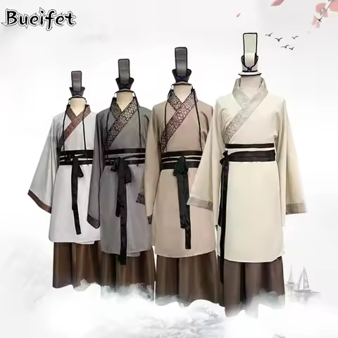 Ancient Hanfu Men Minister Costume Tang Suit Ancient Costume Vintage Traditional Chinese Clothing Ad
