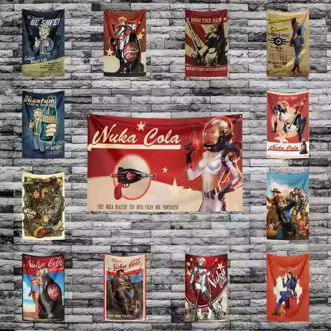 3x5 Ft Game F-F-Fallouts Flag Polyester Digital Printing Banner for Garage Wall Art Out Door Decorat