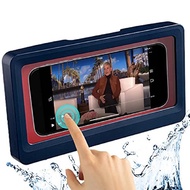 Shower Phone Holder Waterproof Anti-Fog Touch Screen Wall Mount Phone Holder for Shower Bathroom Mirror Bathtub Window Box