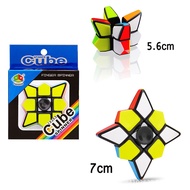 Fanxin Cube 1x3x3 Super Floppy Black Magic Cube 3x3x1 Speed Cube, Spinner Cube Fidget Cube Puzzle To