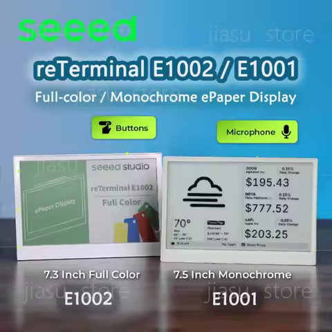 reTerminal E1002 / E1001 Full-color / Monochrome 7.3 inch ePaper Display open-source 3-month battery