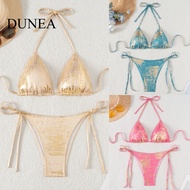 DUNEA Women's Sexy Drawstring Bikini