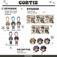 CORTIS FANMERCH (KEYCHAIN PIN/ STICKER/)