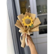 Handmade Crochet Sunflower Flower Bouquet [Price for 1 flower only]