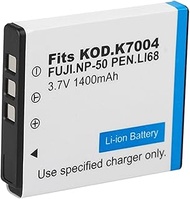 1 pack NP-50 Replacement Camera Battery 3.7V 1400mAh Set for Fujifilm FinePix F200EXR, F300EXR, F500
