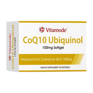 【Sell well-BUY 3 FREE 1】Vitamode CoQ10 Ubiquinol Health Supplement 100mg Softgel exp 2026，kitsui 39 
