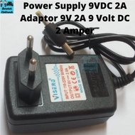 Power Supply 9VDC 2A Adapter 9V 2A 9 Volt DC 2 Amper