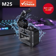 M25 TWS Earbuds Waterproof LED Display Earphones Surround Sound Bluetooth Headphones Built-in Charge