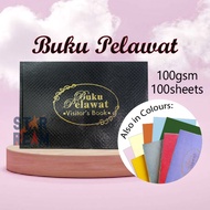 Buku Pelawat/Visitor Book VIP VVIP 100gsm 100pages Guest Book Premium utk Tandatangan/ Lawatan Buku