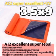 A12 SUPER EXCELLENT TARPAULIN SIZE 3.5X9 SUPER THICK