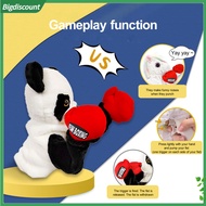{BIG}  Horse Hand Puppet Punching Sound Puppet Interactive Panda Hand Puppet with Sound Effects Fun Boxing Puppet for Kids Soft and Cute Animal Hand Puppet for Playtime