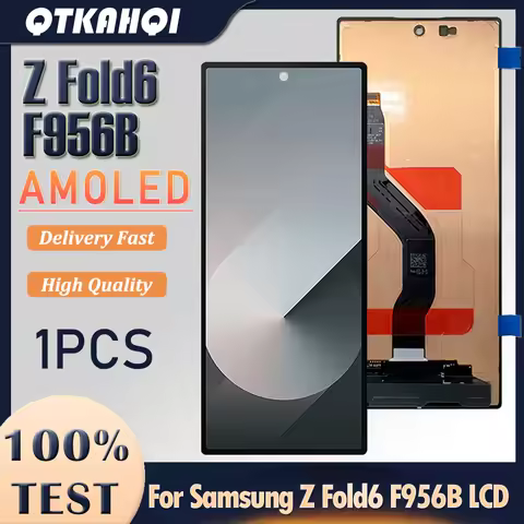 6.3" AMOLED LCD For SAMSUNG Z Fold6 LCD Display Touch Screen For Samsung Z Fold 6 SM-F956B SM-F9560