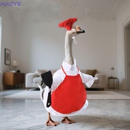 MAOYE Porch Geese Clothes, Washable Adjustable Chef Geese Outfit, Art Dress Cartoon Secure Outdoor G