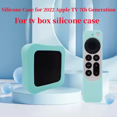 For apple tv 4k 7th TV box remote control cover new soft silicone washable anti-fall dust cases for 