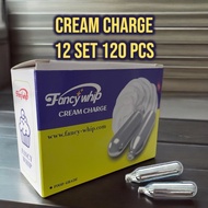 N2O Cream Chargers 8g (120PCS) | Whipped Cream Gas | Gas Krim Canister | Fancy Whip Cream Charge