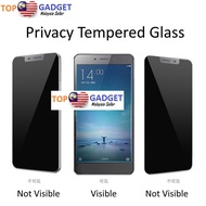 Oppo F9 F5 F7 R9S R9SPlus A7 F11 F11Pro Realme C2 3pro privacy Tempered glass A/S